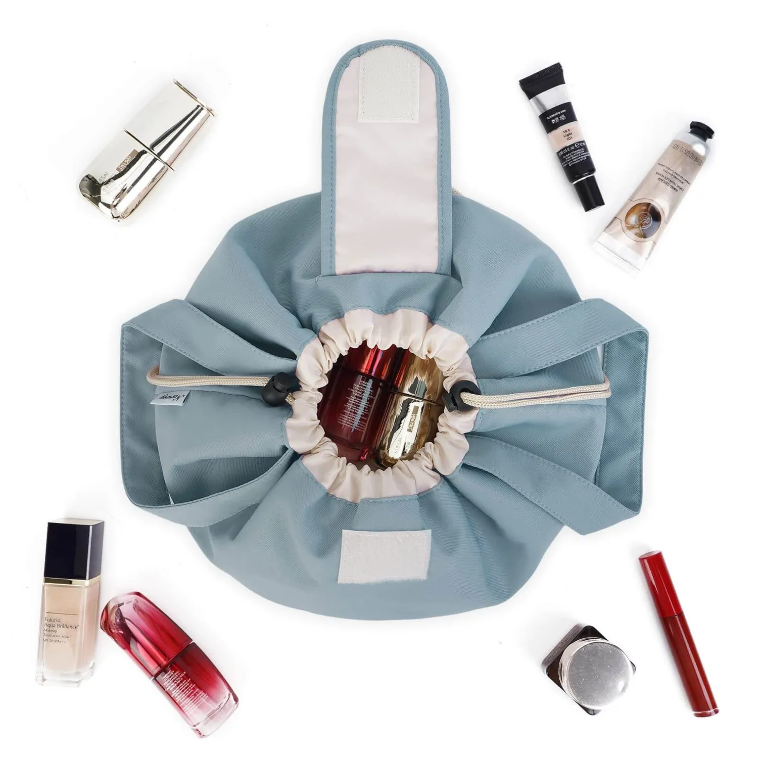 Narwey NW5119 beauty case da viaggio Barrel con coulisse