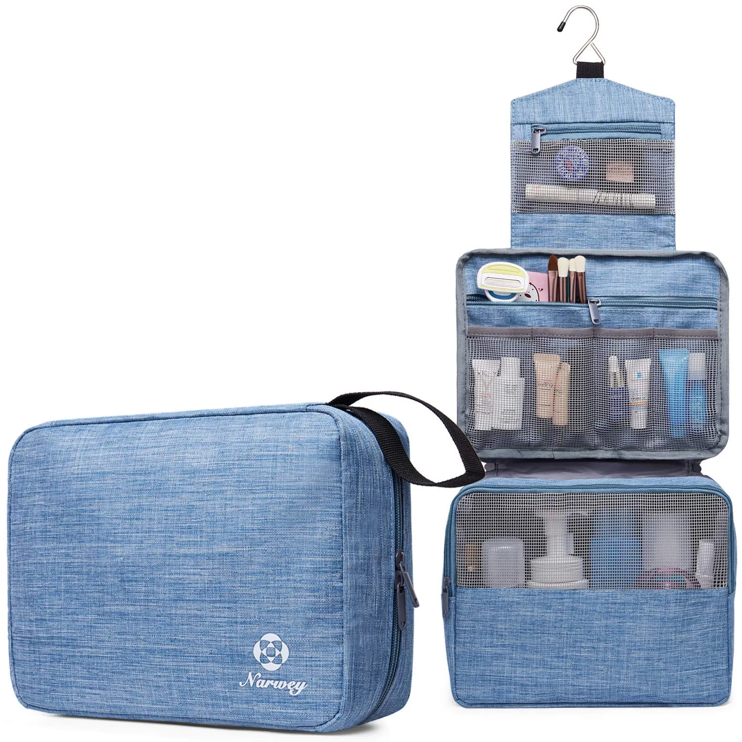 Narwey 18011114 beauty case da viaggio appendibile
