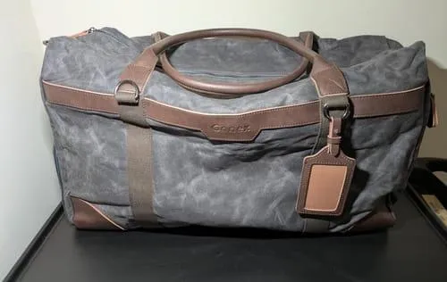 Gonex Waxed Canvas 55L borsone tasca scarpe