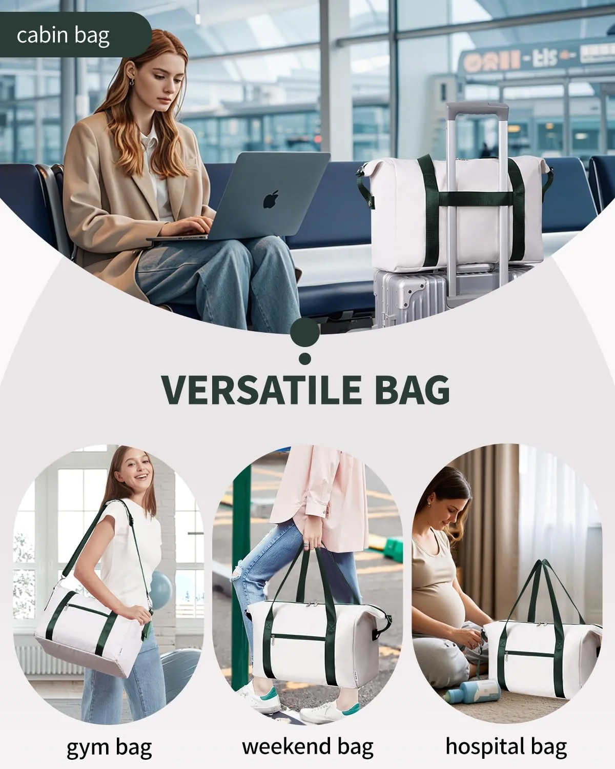 Narwey T3319 borsone cabina 20 L sotto sedile pieghevole