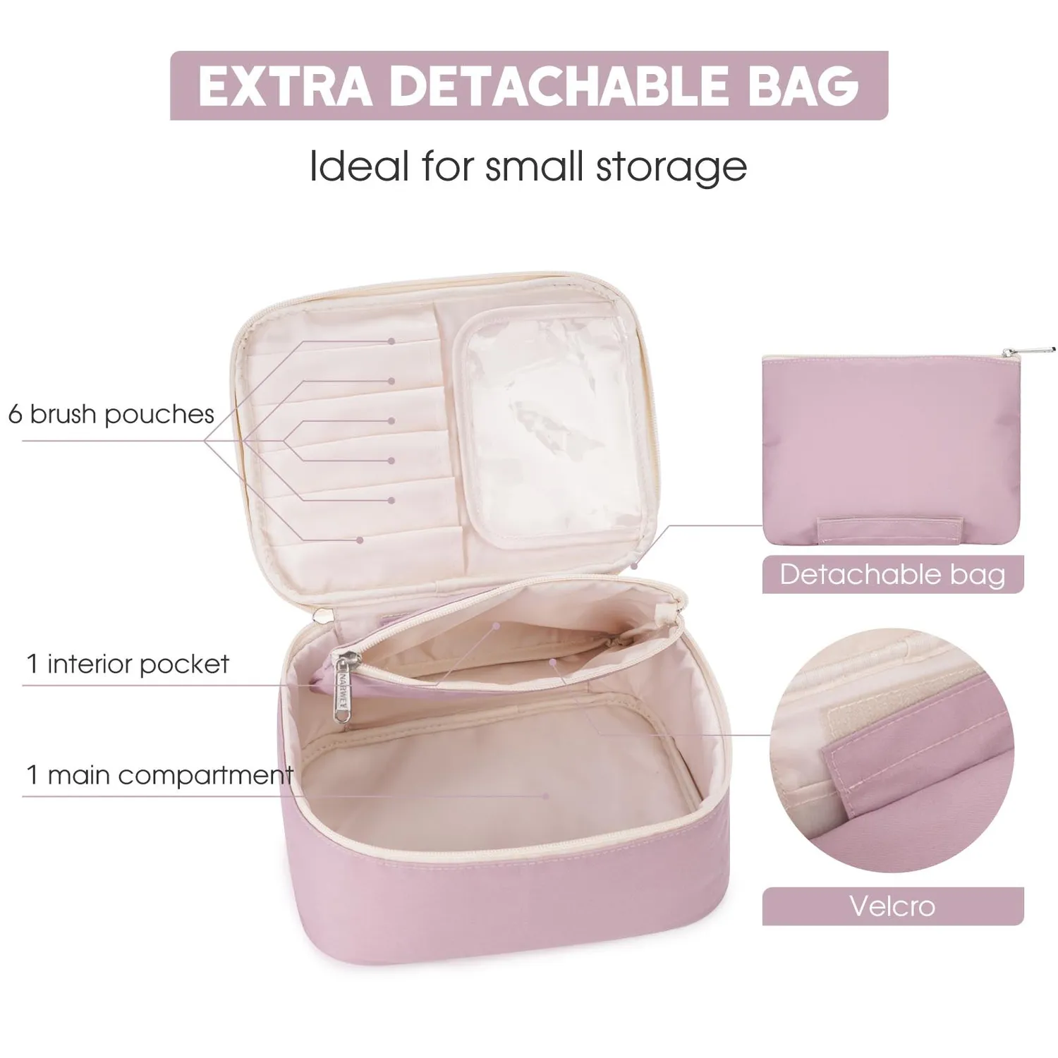 Narwey 5122 beauty case grande da viaggio