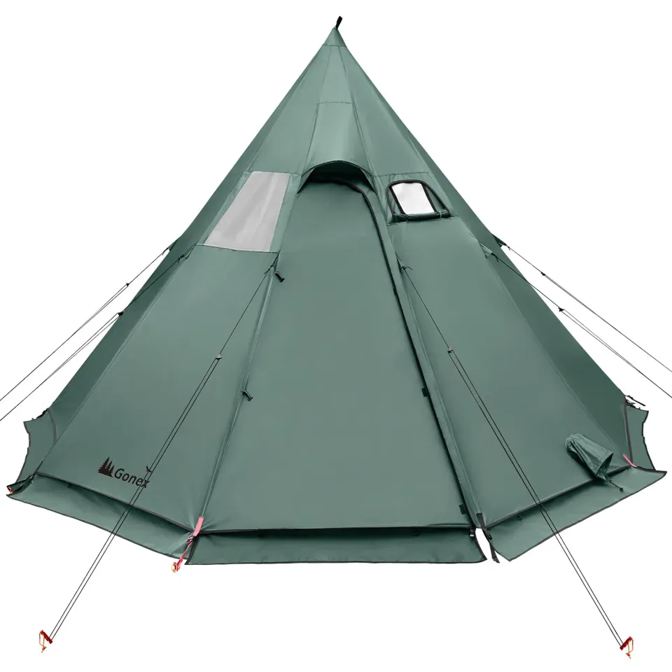 Gonex Tenda Campeggio 6 Posti 4 Stagioni Stufa