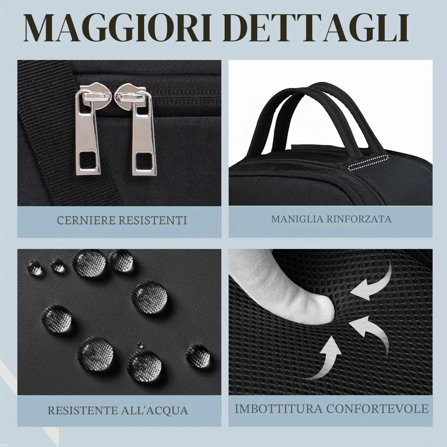 Lossga Zaino 40x20x25 Bagaglio Mano 20L sotto sedile