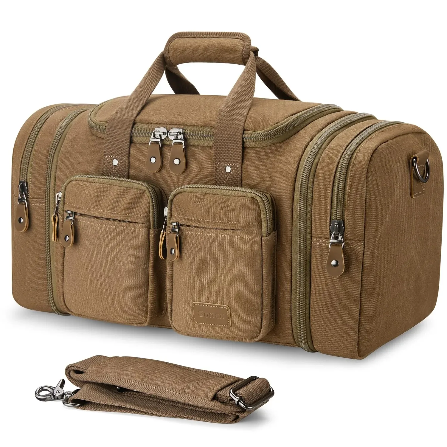 Gonex Canvas 50L borsone viaggio espandibile