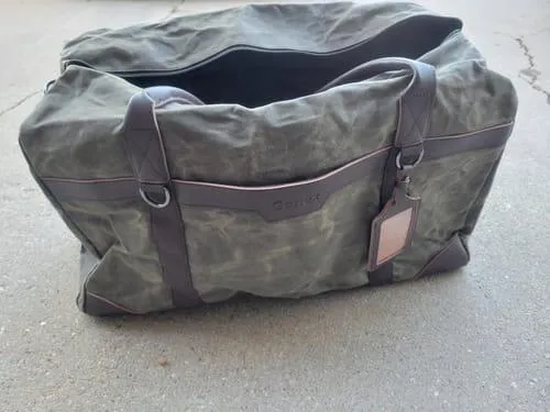 Gonex Waxed Canvas 55L borsone tasca scarpe