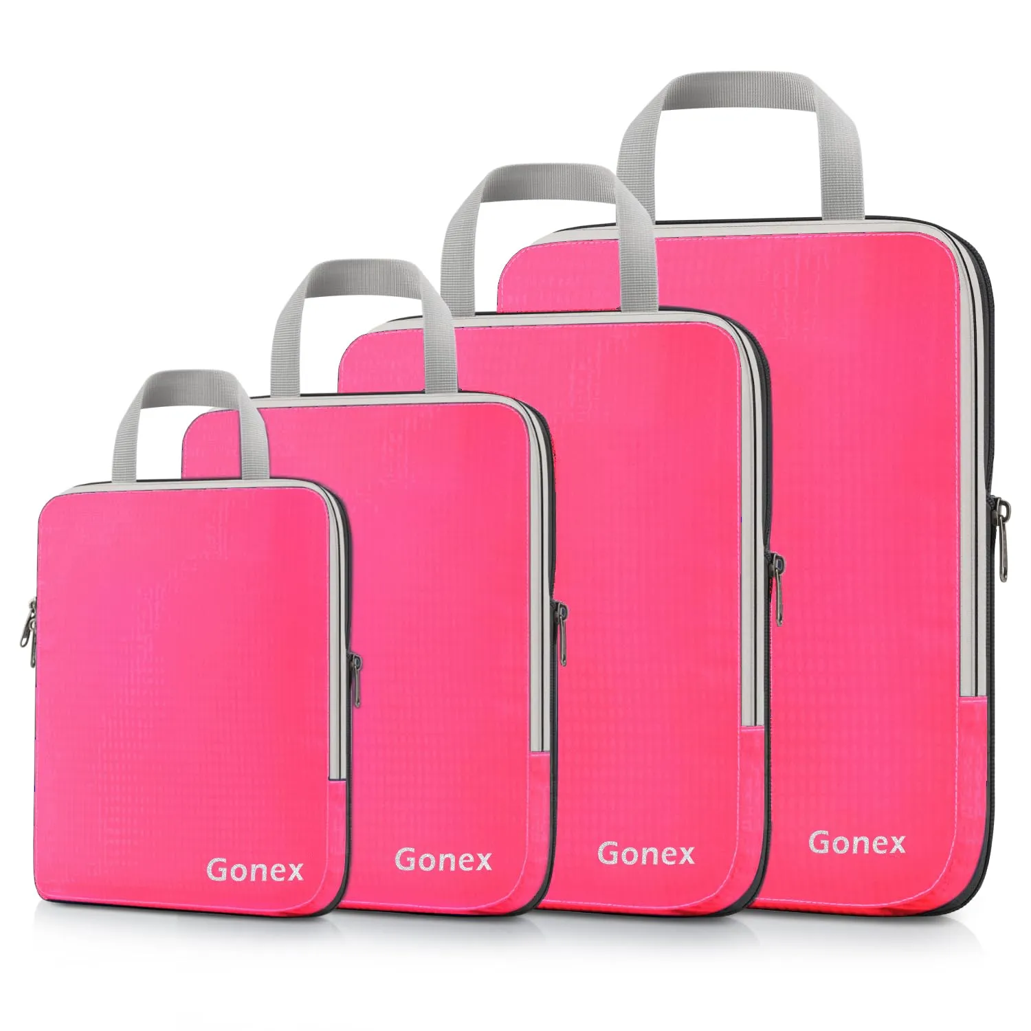Gonex Packing Cubes Compressione Organizer Valigia 4 Pezzi